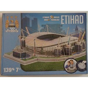 NIB Etihad Stadium Manchester City F.C. 3D Cardboard Structural Puzzle